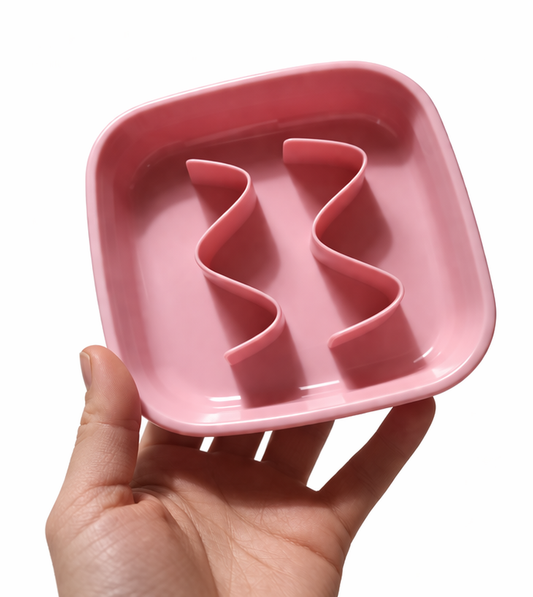 Comedero Antiansiedad para Mascotas | Plato Slow Feeder Antideslizante 16cm